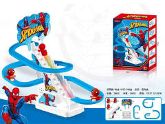 B/O Track Stair Climbing Spider Man W/L_M toys