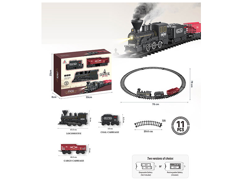 B/O Smoke Orbit Train Set W/L_M toys