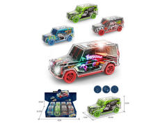 B/O universal Car W/L_Russian Language(8in1) toys