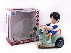 B/O Stunt Tricycle W/L_M(2C) toys