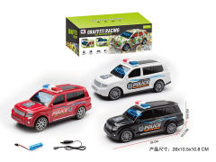 1:16 B/O universal Cross-country Police Car W/L(3C) toys