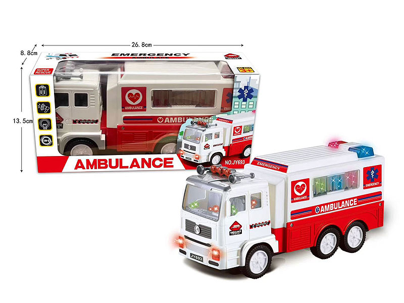 B/O universal Ambulance Car W/L_M toys