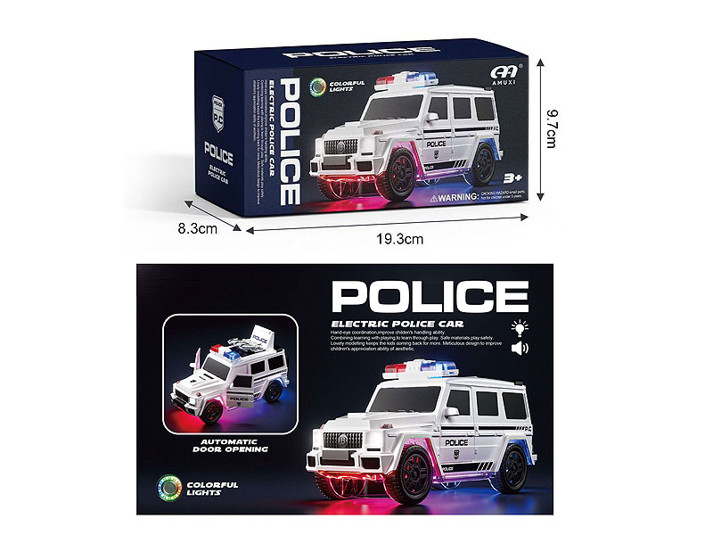 B/O Stunt Police Car toys