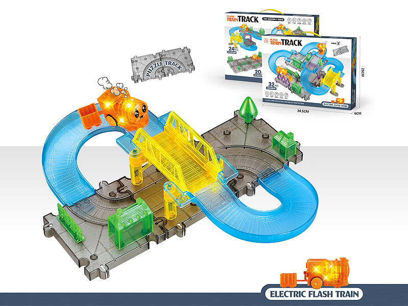 B/O Blocks Orbit Train W/L(2S) toys