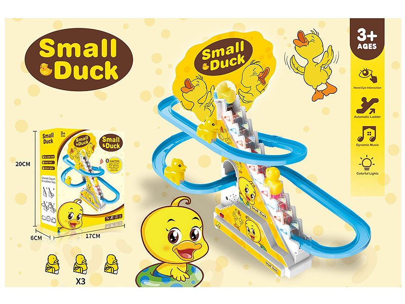 B/O Track Ladder Duck W/L_M toys
