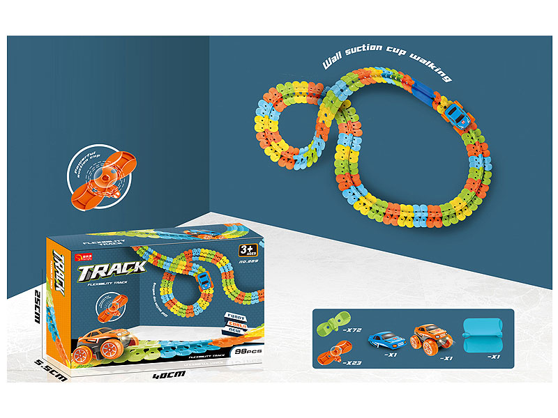 B/O Block Rail Car toys