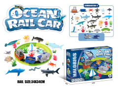 B/O Ocean Rail Car toys