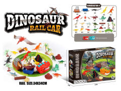 B/O Dinosaur Rail Car toys