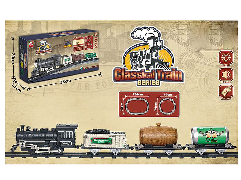 B/O Train Set W/M toys