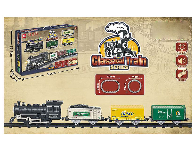 B/O Train Set W/M toys