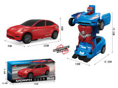 B/O Spray Transforms Car(2C) toys