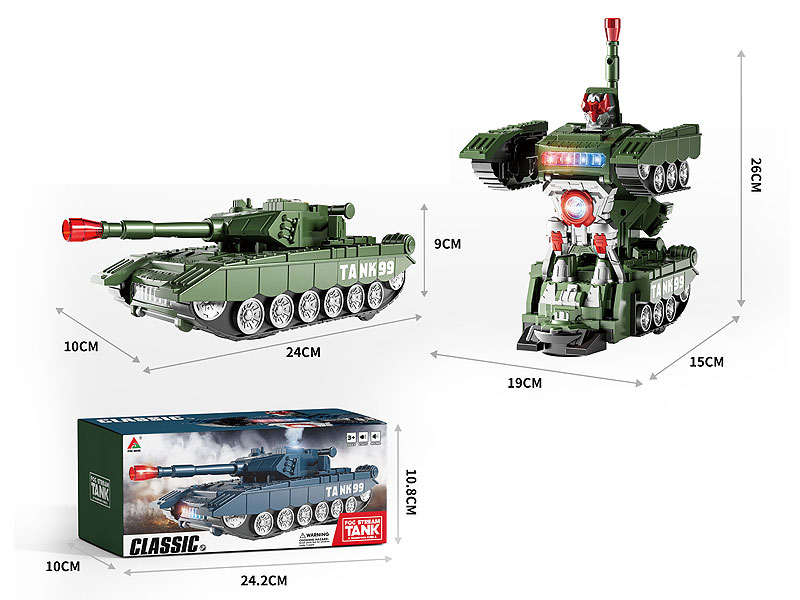 B/O Spray Transforms Panzer toys