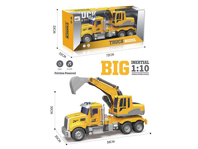 B/O Construction Truck W/L_M toys