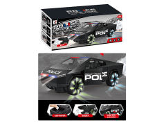 B/O Spray Police Car W/L_M toys