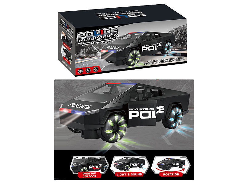 B/O Police Car W/L_M toys