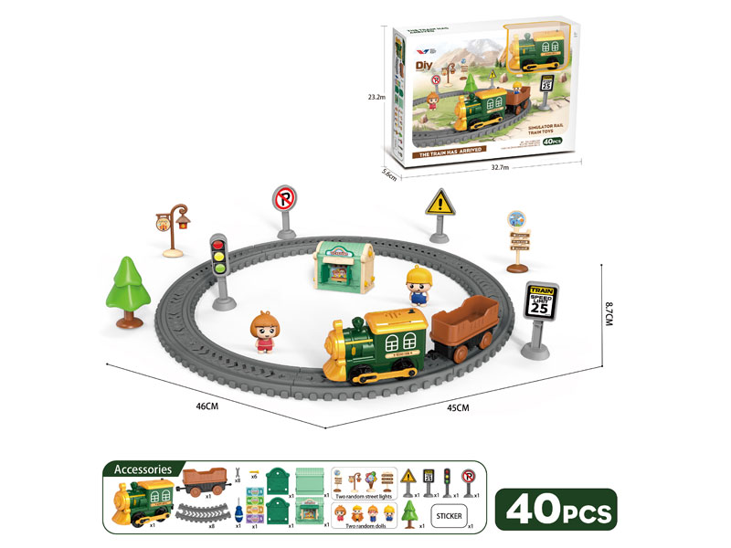 B/O Train Set W/M toys