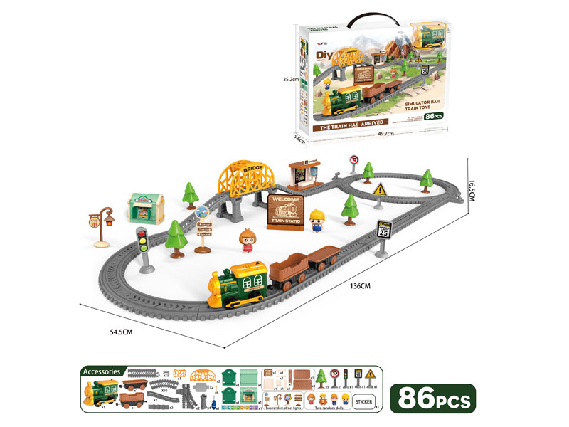 B/O Train Set W/M toys