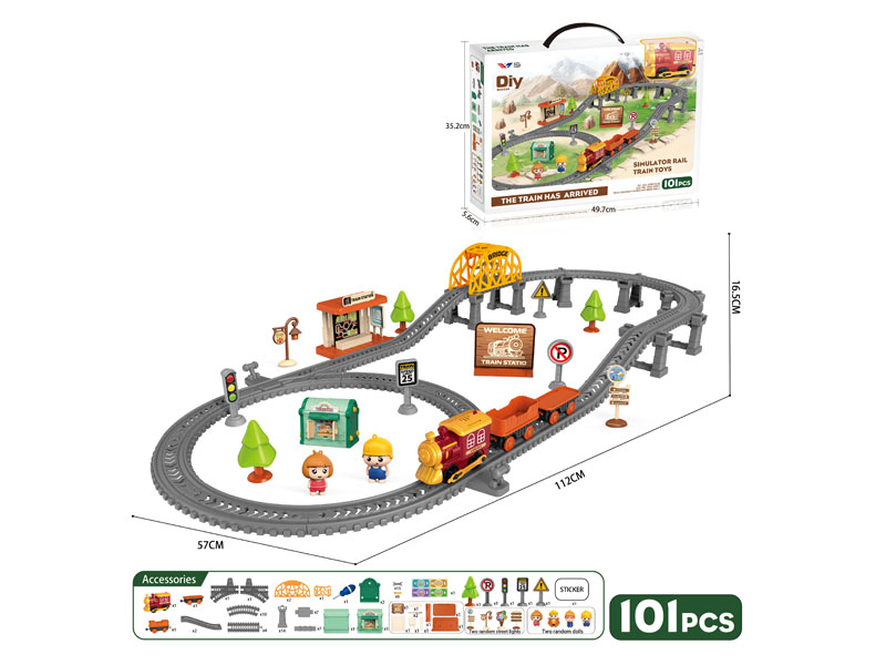 B/O Train Set W/M toys