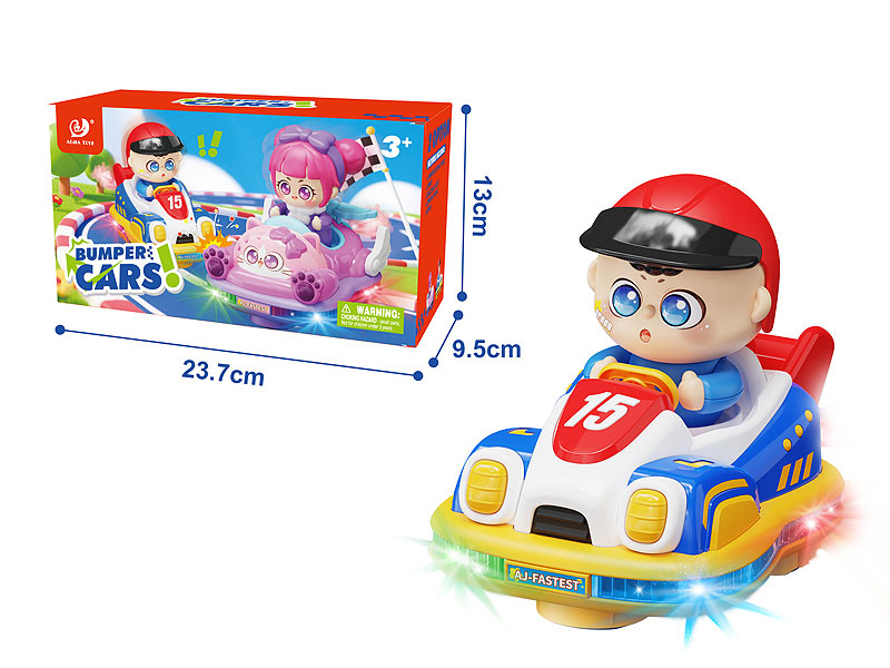 B/O Spray Stunt Bumper Car toys