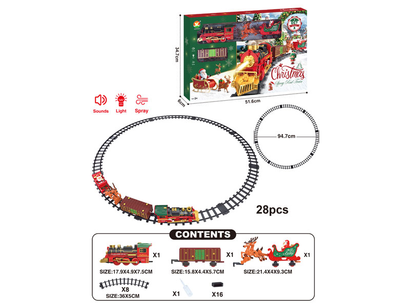 B/O Spray Orbit Train W/L_S toys