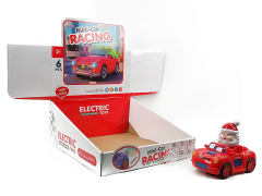 圣诞老人电动万向喷雾跑车带灯光/音乐(6只庄)