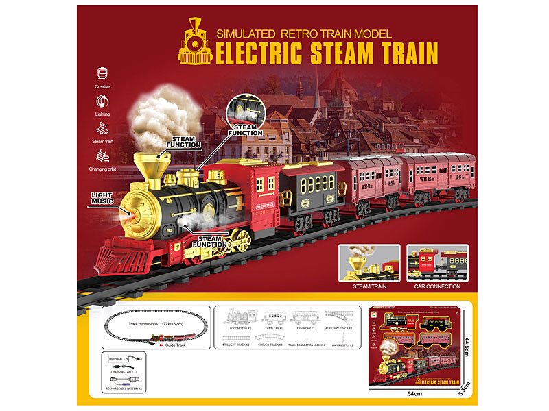 B/O Spray Orbit Train W/L_S toys