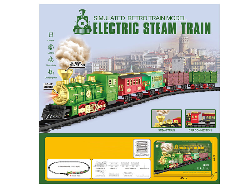 B/O Spray Orbit Train W/L_S toys