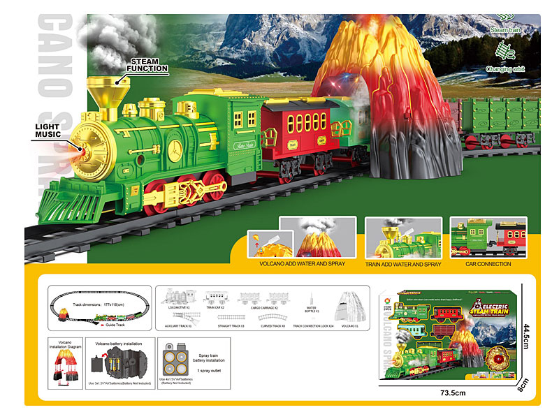 B/O Spray Orbit Train W/L_S toys