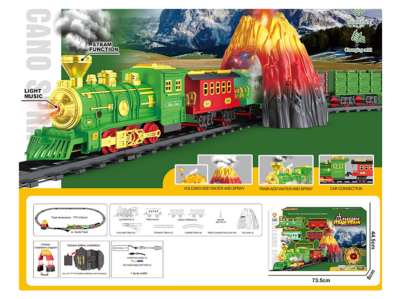 B/O Spray Orbit Train W/L_S toys
