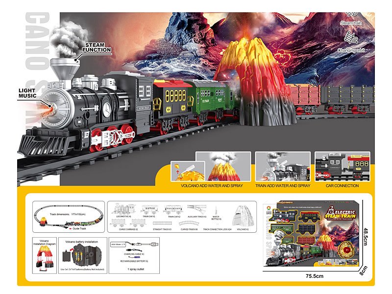 B/O Spray Orbit Train W/L_S toys