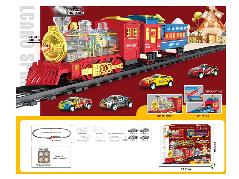 B/O Spray Orbit Train W/L_S toys