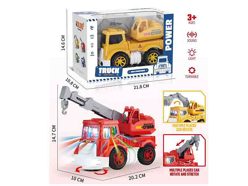 B/O universal Construction Car W/L_S(2S) toys