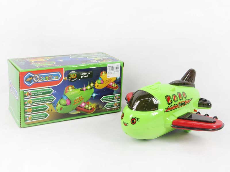 B/O universal Airplane W/L_M(2C) toys