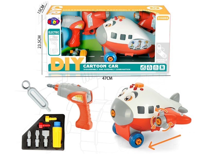 B/O Diy Airplane toys