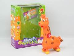 Cartoon Giraffe W/Music(2C) toys