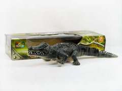 B/O Crawl Crocodile W/M toys