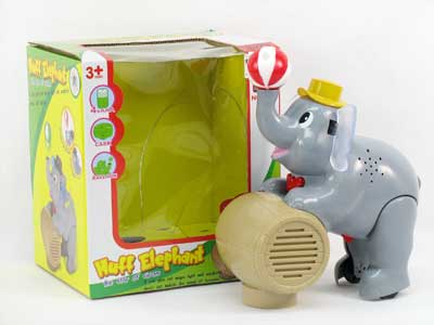 B/O Huff Elephant W/M_L toys