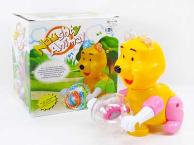 B/O Bump & go Bear W/L_M(2S) toys