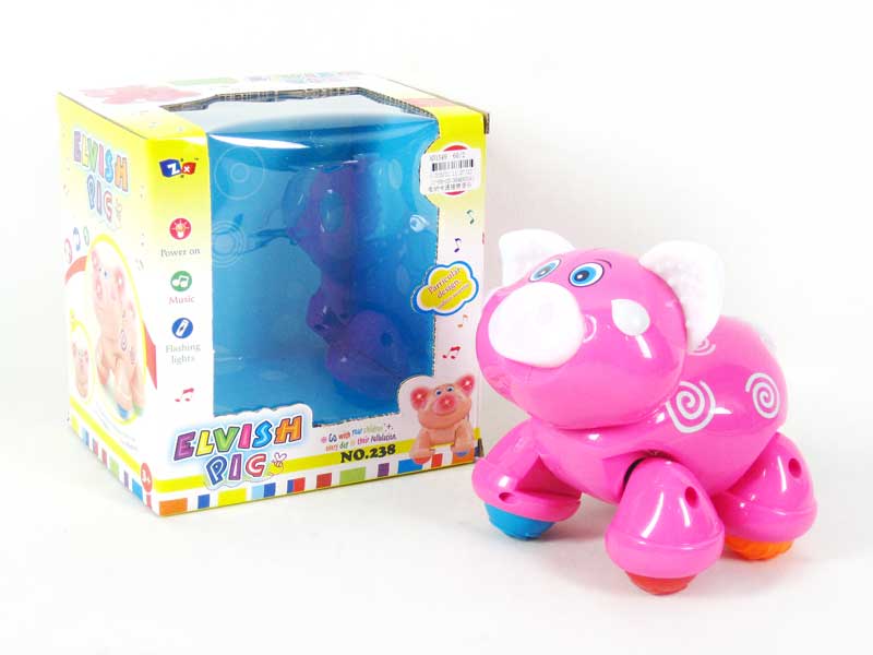 B/O Pig W/M(2C) toys