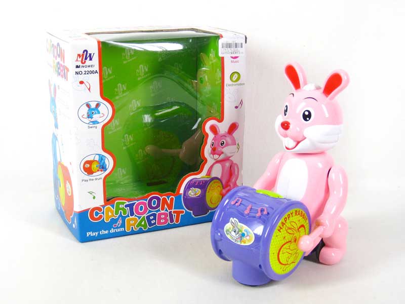 B/O Rabbit W/L_M toys
