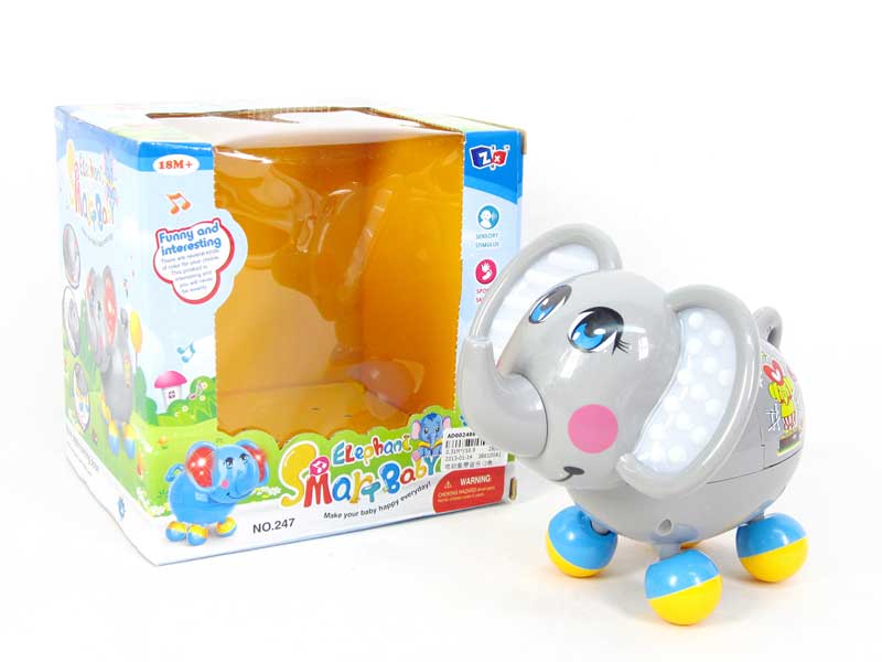 B/O Elephant W/M(3C) toys