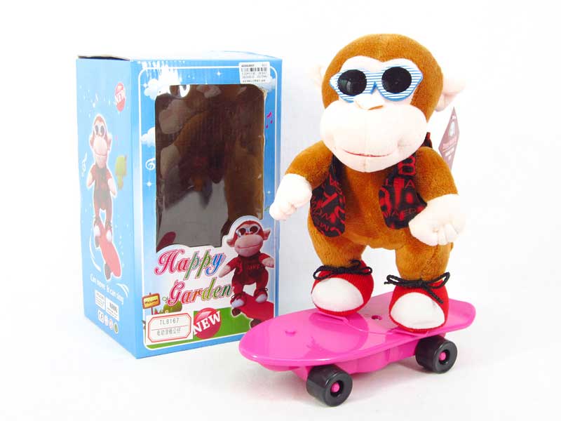 B/O Skate Board Animal W/M toys