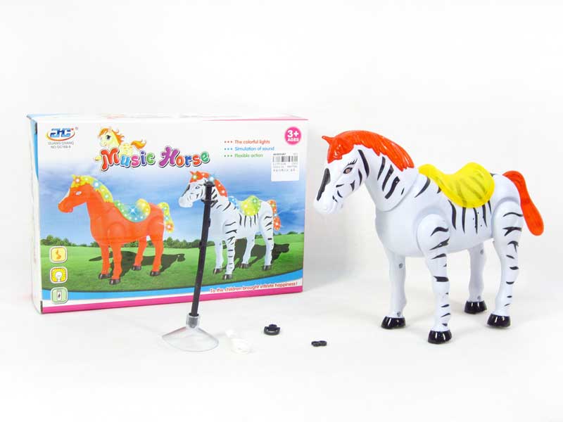B/O Horse W/L_M toys