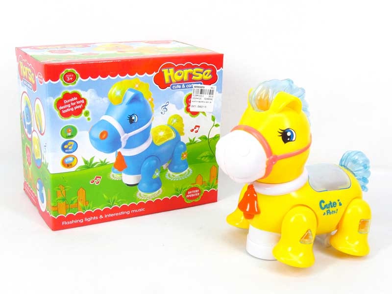 B/O Horse W/L_M(2C) toys