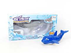 B/O Swimming Sea Hog & Shark toys