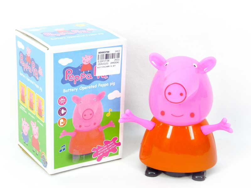 B/O universal Pig W/L_M toys