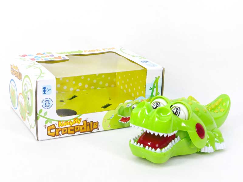 B/O Crocodile W/L_M toys