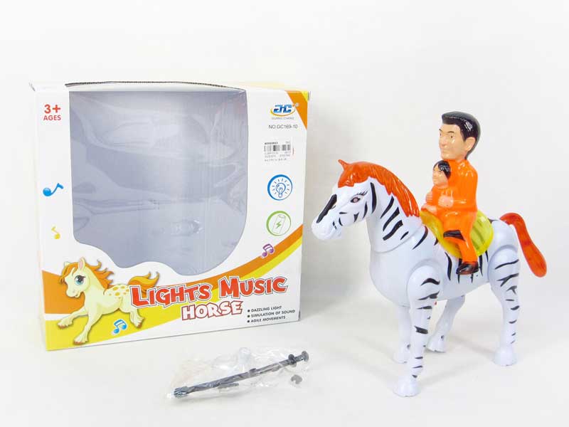 B/O Horse W/L_M(2C) toys