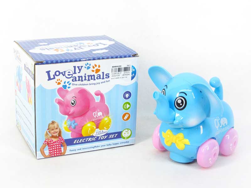 B/O universal Elephant W/L_M(2C) toys