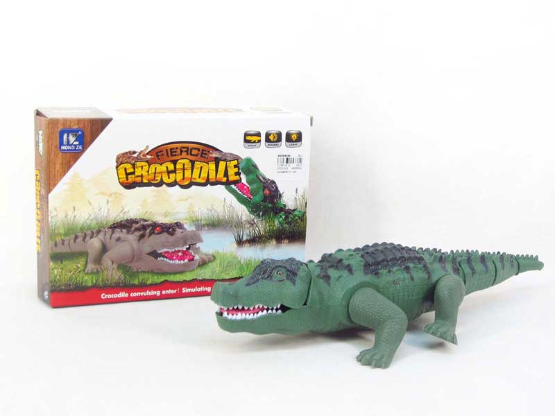 B/O Crocodile W/L toys